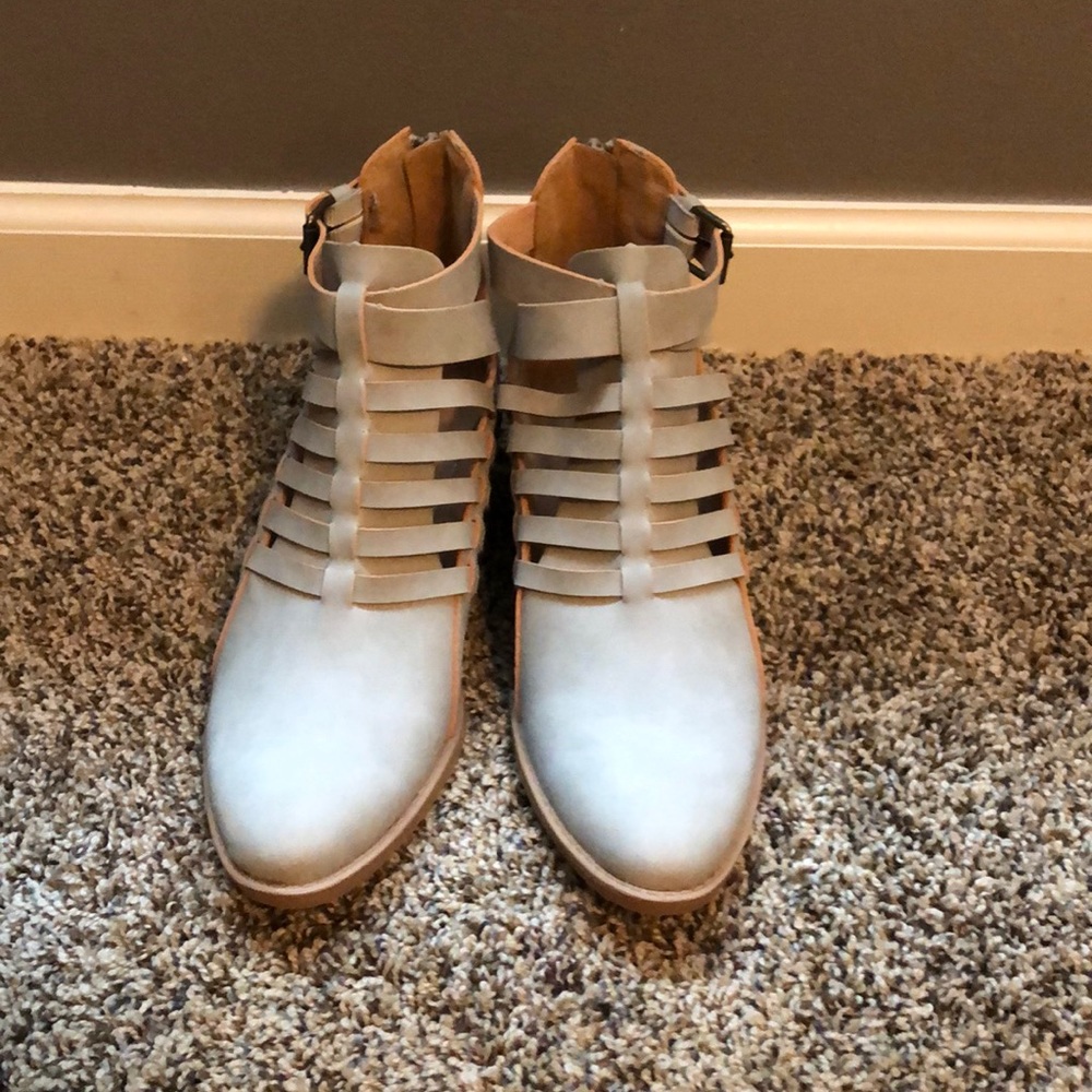 Gray Booties